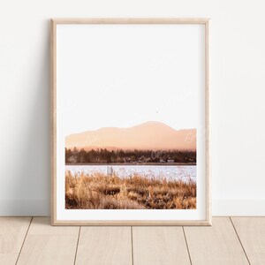 Big Bear Lake Photo Art, Big Bear Lake California, Boho Colors Wall Art, California Nature Photo, Big Bear Signed Print
