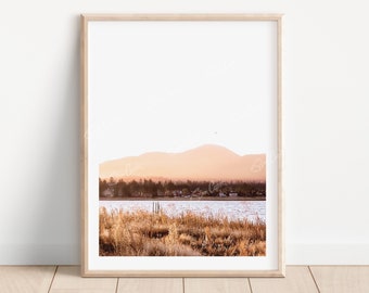 Big Bear Lake California Photo Print, Boho Wall Art, Signed