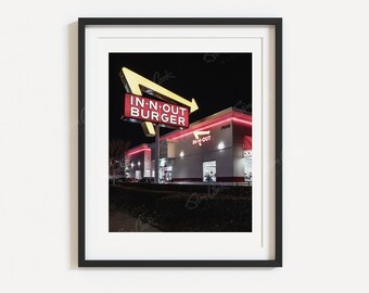 In-N-Out Burger Print, In-N-Out Burger Photo, In-N-Out Burger Wall Art