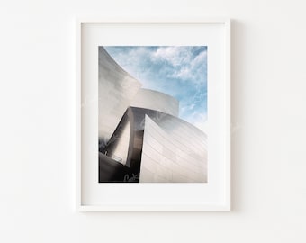 Walt Disney Concert Hall Print, Los Angeles Architecture, Signed Photo