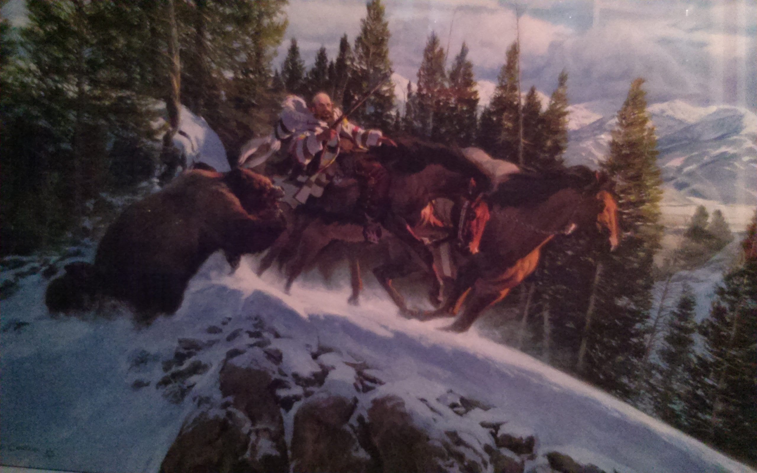 Western Artist Gary Carter, Mountain Man, Limited Edition Print Etsy