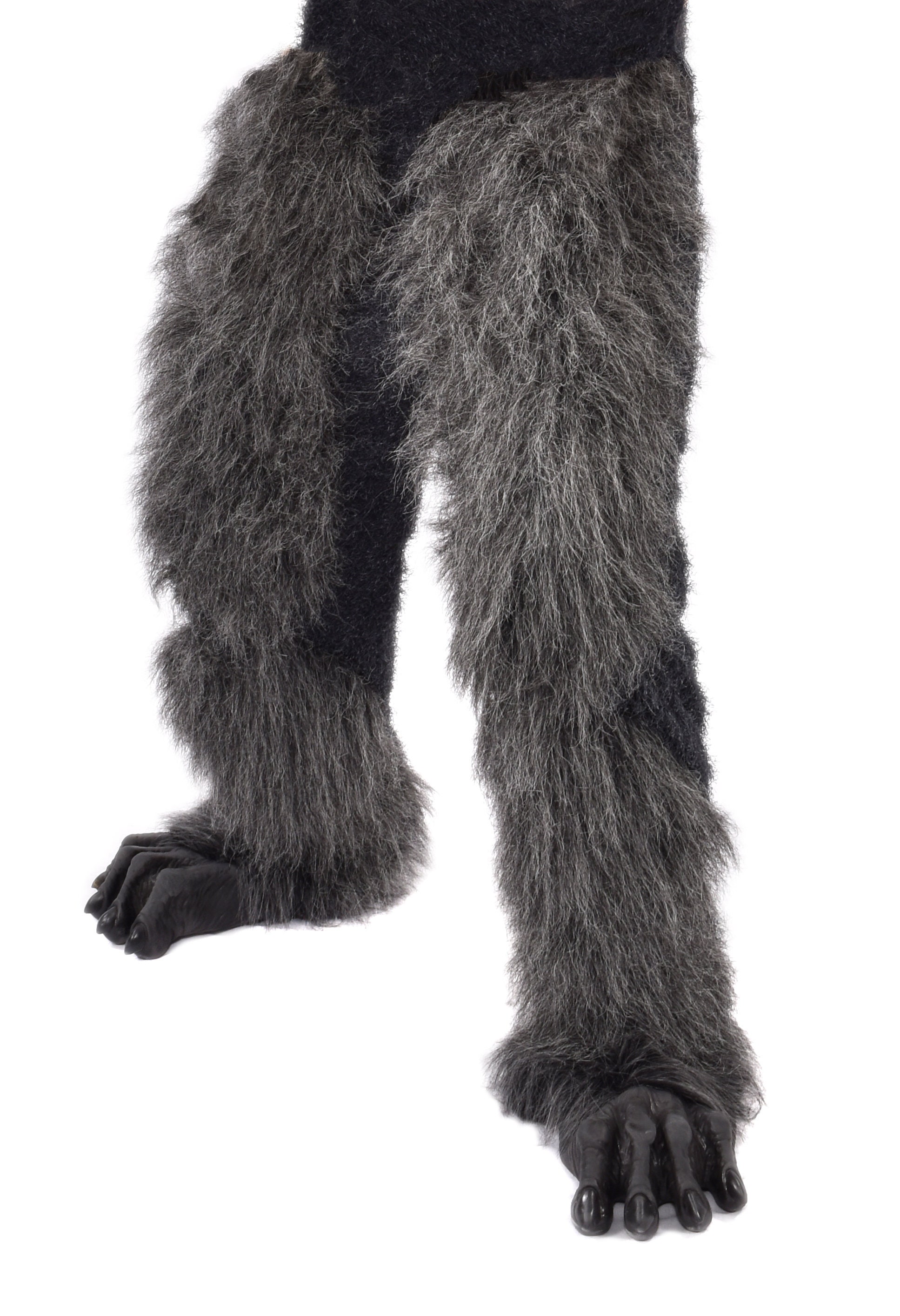 Beast Legs Pants Gray Wolf Satyr Animal Faux Fur Adult Halloween Costume  C1016 