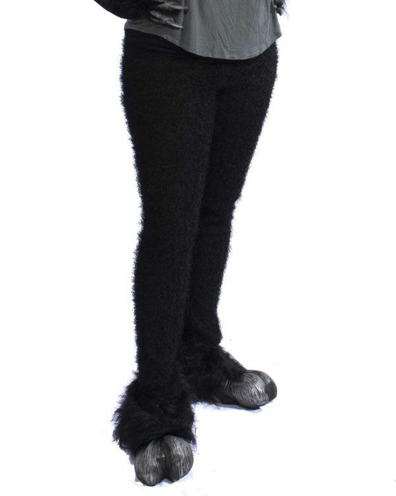 Ape Gorilla Legs Pants Black Leggings 