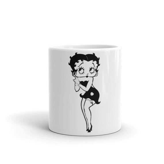 Betty Boop Coffee Mug Dessin Anime Sexy Retro Etsy