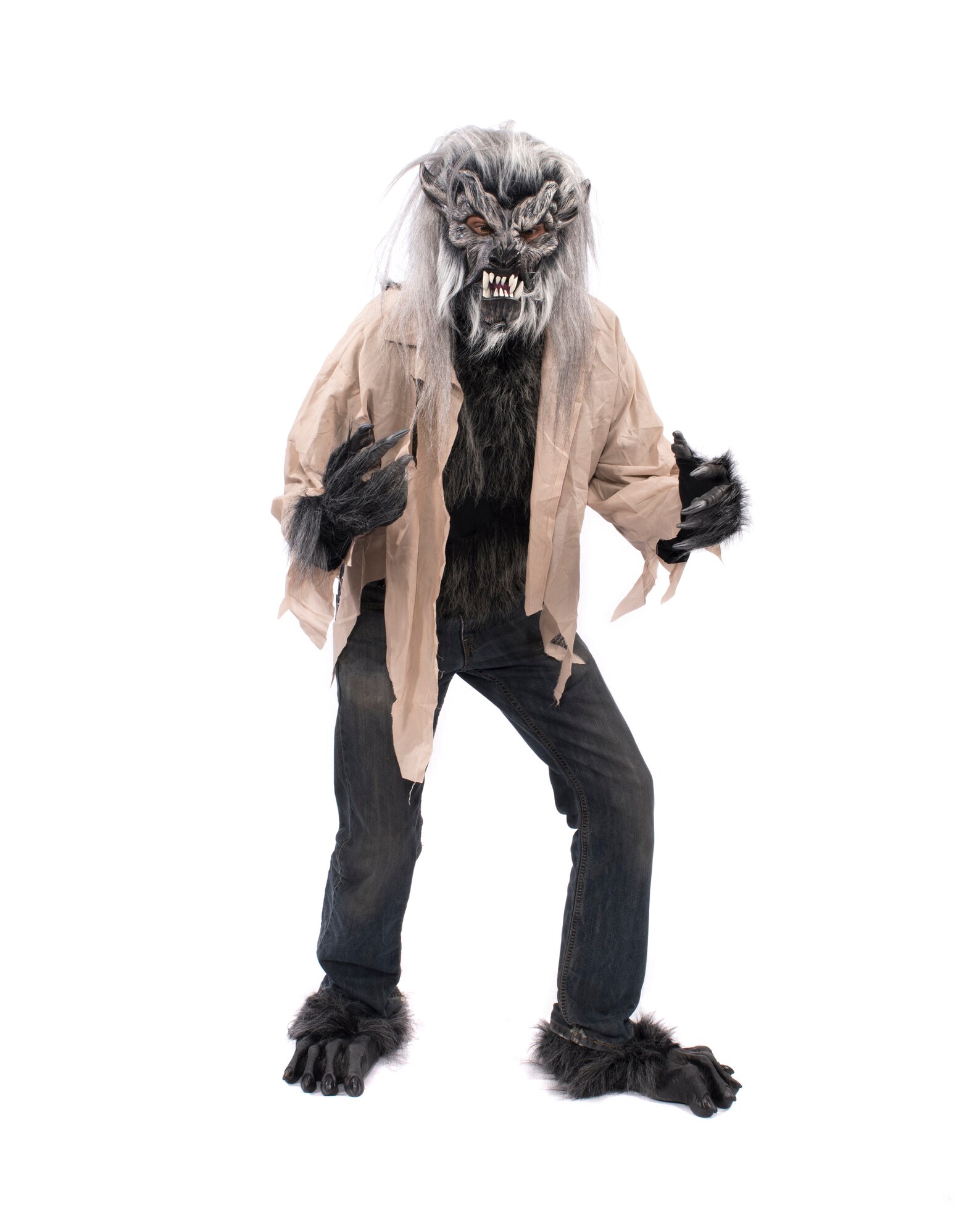 Werewolf Costume Night Crawler Wolf Dog Beast Monster Behemoth Etsy