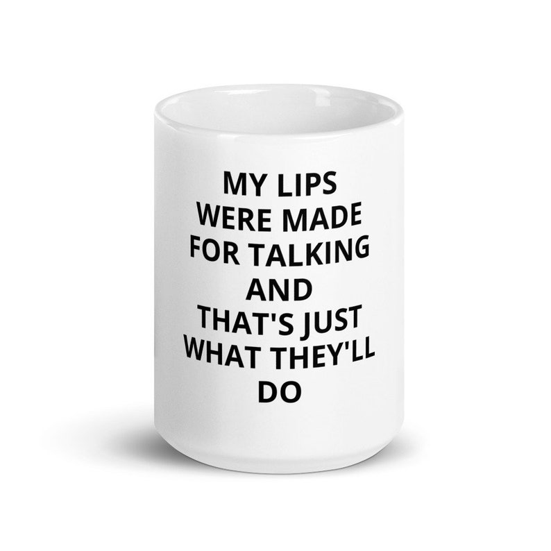 My Lips Were Made for Talking and That's Just What - Etsy