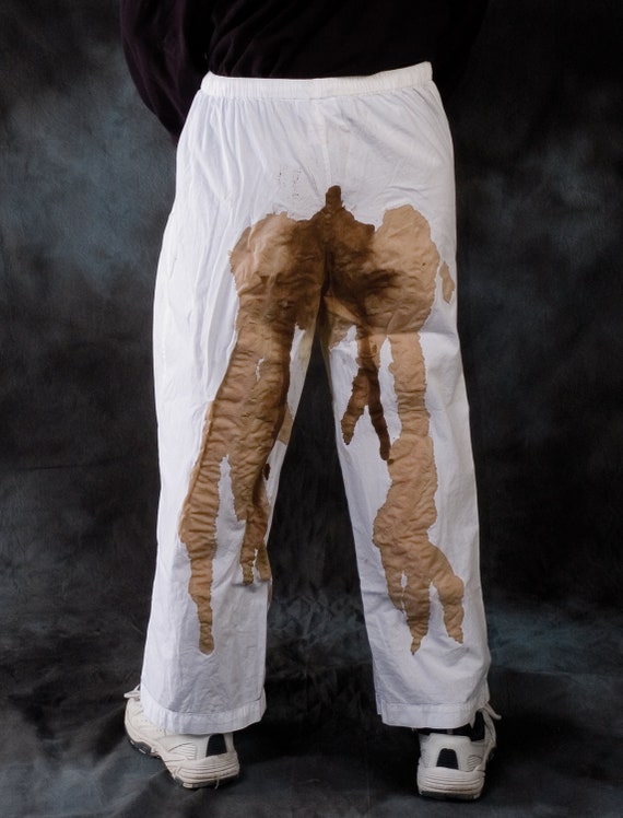 Goosh Pants Halloween Pee Poop Stained Dirty Costume Funny Novelty Joke  C1001