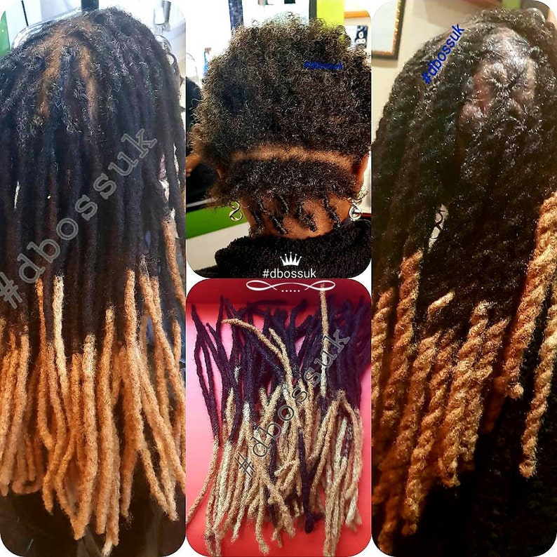 100 human hair permanent dreadlocks extensions 50locs per Etsy