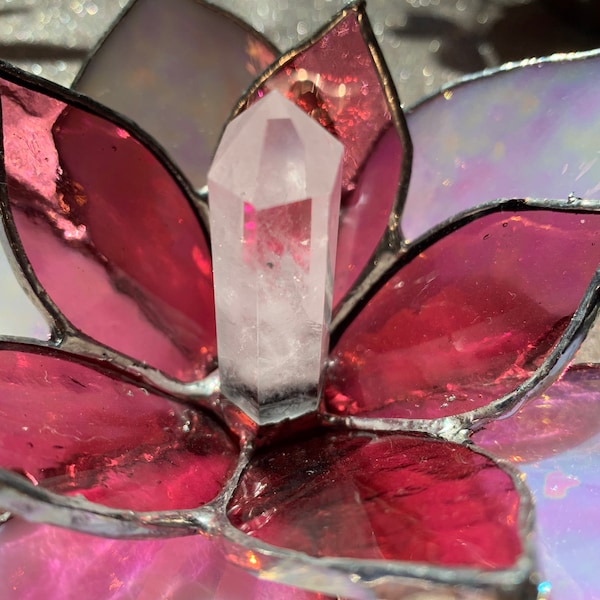 Stained Glass Succulent Ring Etsy