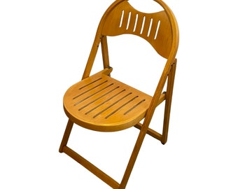 OTK - Folding chair with rare seating - Made from plywood