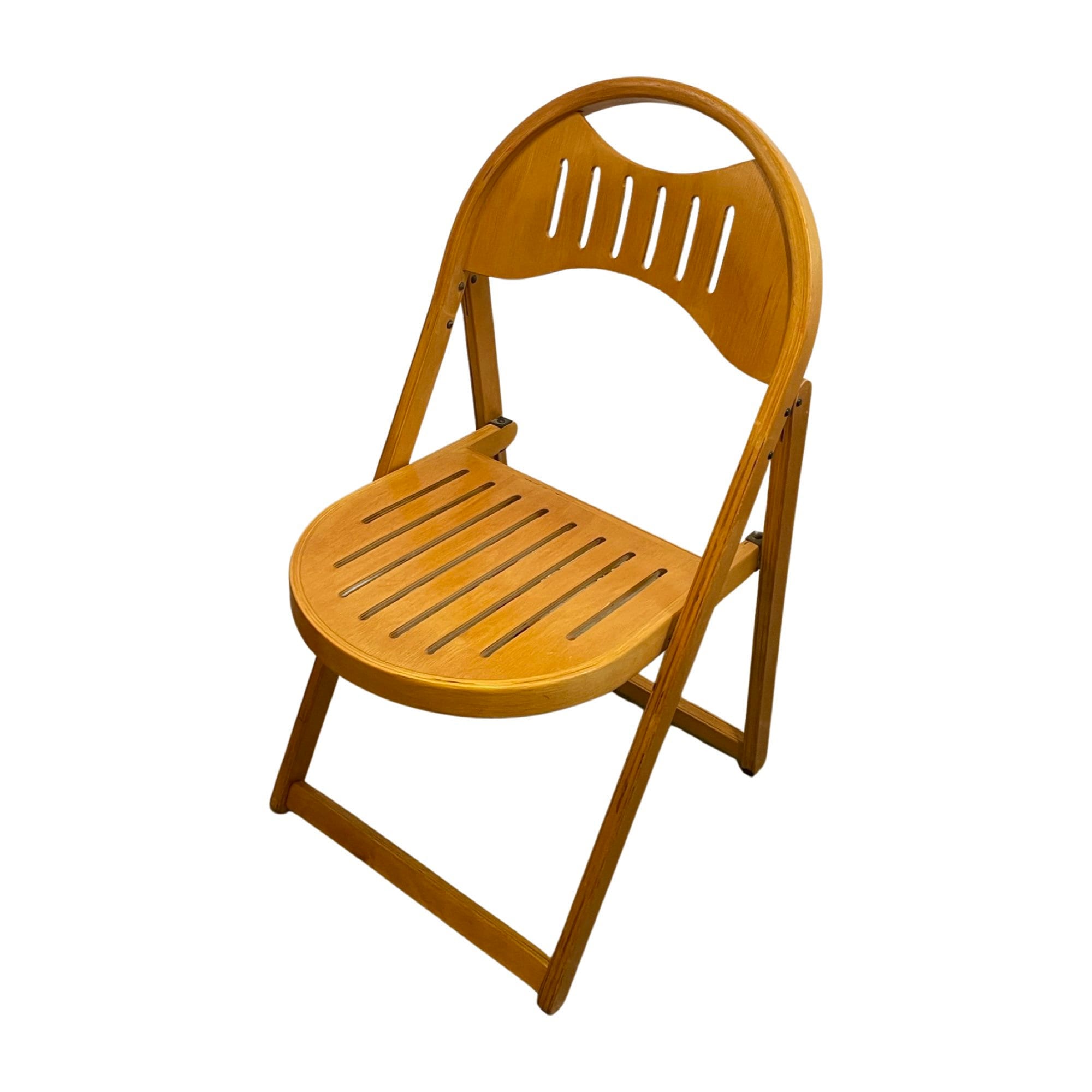 OTK - Folding Chair With Rare Seating - Made From Plywood - Etsy