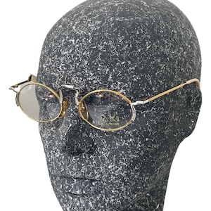 Taxi by Casanova - Modi di Vedere - Glasses 1860 - New old stock! - c02 49/19 - Gold plated frame - Art Deco style