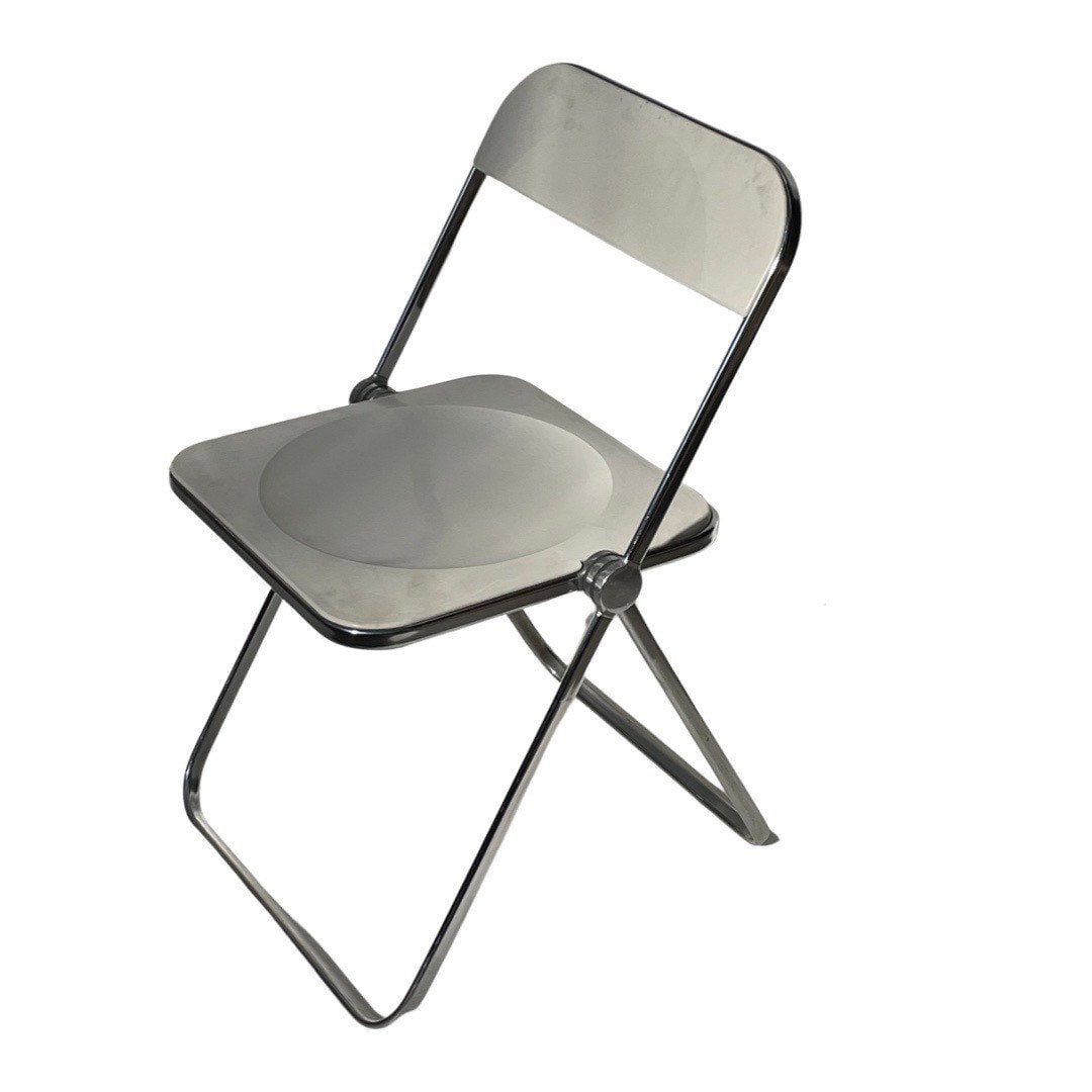 Giancarlo Piretti - Plia Lucite Folding Chair by Castelli - White