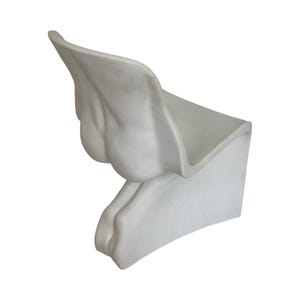 Fabio Novembre - Casamania - Sedia Him - Sedia a forma di S con curve umane - Bianco - Uso interno / esterno