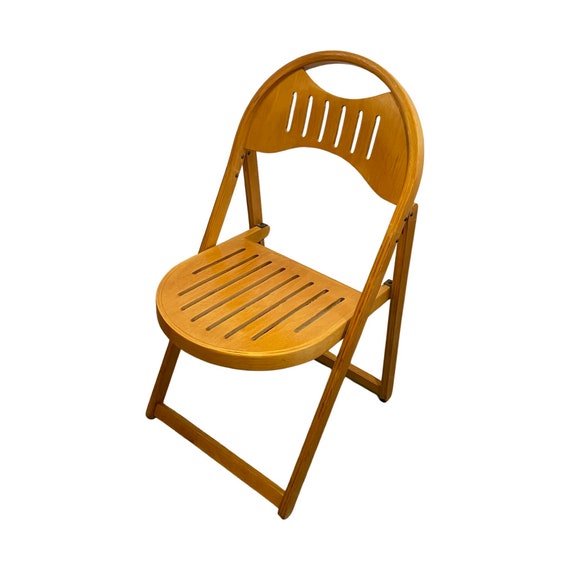 OTK Folding Chair With Rare Seating Made From Plywood Etsy Hong Kong