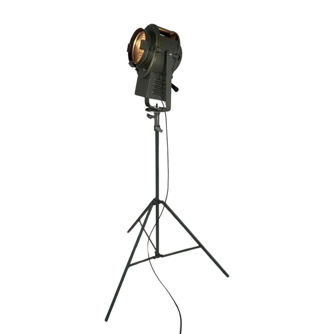 A.E. Cremer - 1950's - Studio Lamp / Spotlight - Green - on A.E. Cremer - 1950's - Studio Lamp / Spotlight - Green - on
