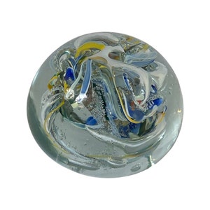 Handmade - Murano - Paperweight / Paperweight - Floral decor