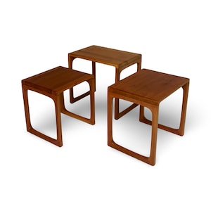 BR Gelsted - Mimi set / set of three - Nesting tables - Teak wood - Great condition, Denmark ca. 1960's