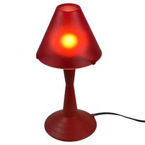 Veneta Lumi - Lulu - serie Z2000 - ‘Laguna Light’ - postmodern - plastic design - tafellamp - Red - Massive