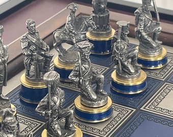 Jeu D'Échecs Napoléon – Bataille De Waterloo, Médailler Franklin, édition Collection