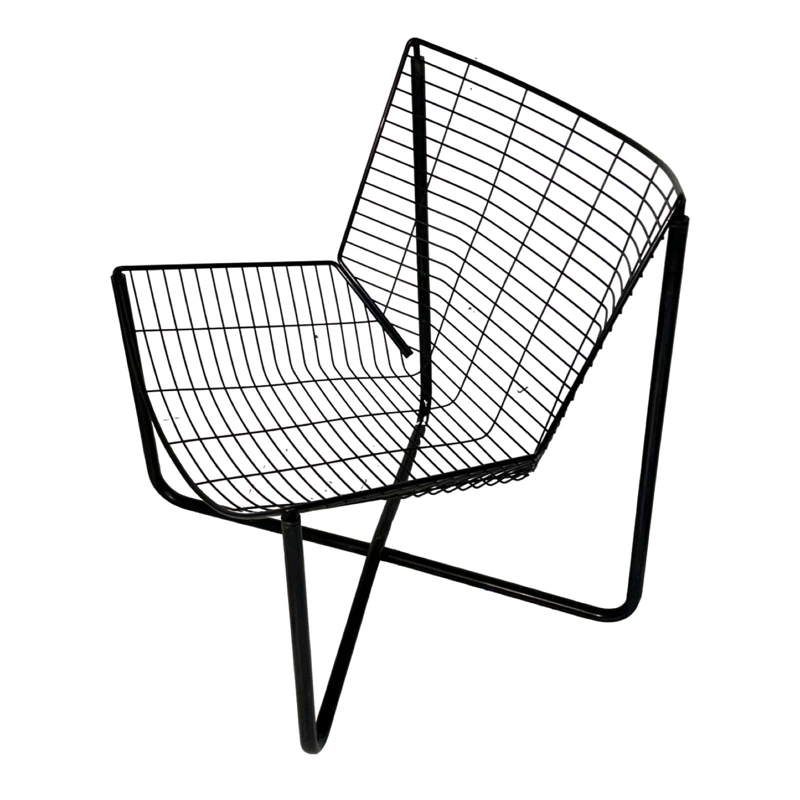 Niels Gammelgaard - IKEA - Wire Chair - Jarpen - Black - 1980's
