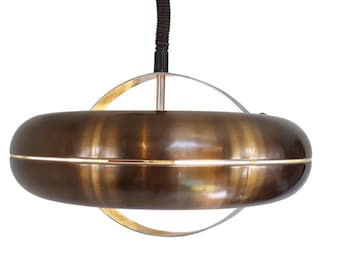 Laiton / Bronze - Suspension suspendue - Design hollandais, ère spatiale