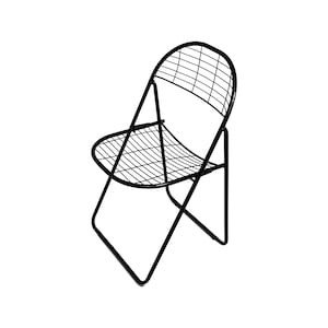 Niels Gammelgaard - IKEA - Wire Chair - Foldable - Black - Multiple in stock - 1980's