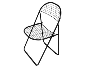 Niels Gammelgaard - IKEA - Wire Chair - Foldable - Black - Multiple in stock - 1980's