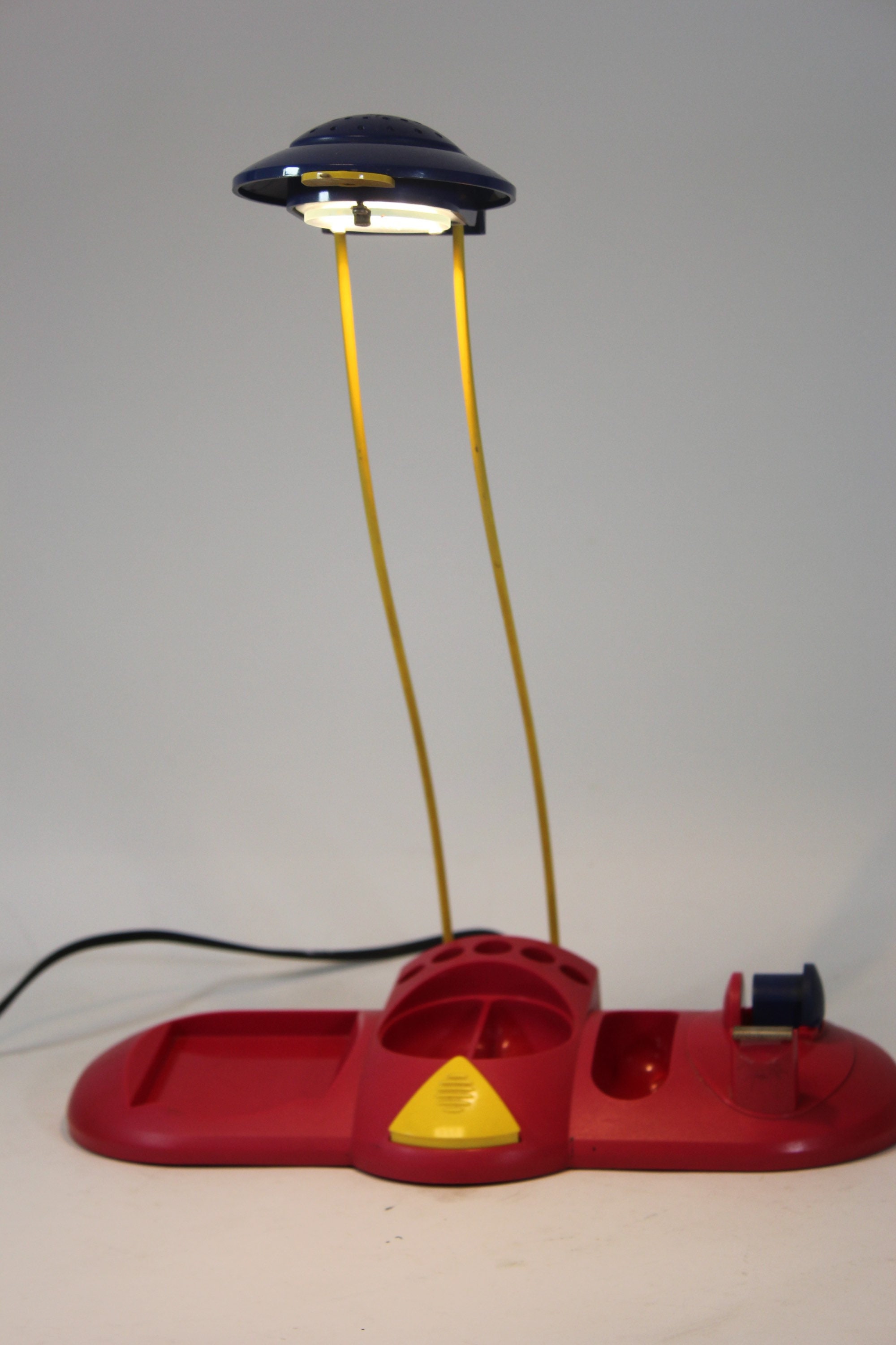 Vintage Desk Lamp / Organizer Memphis Style Etsy