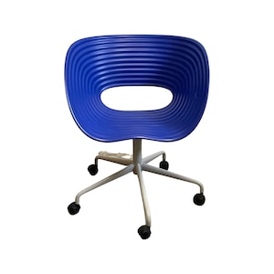 Ron Arad - Vitra - swivel chair / office chair - model Tom Vac - Blue seat