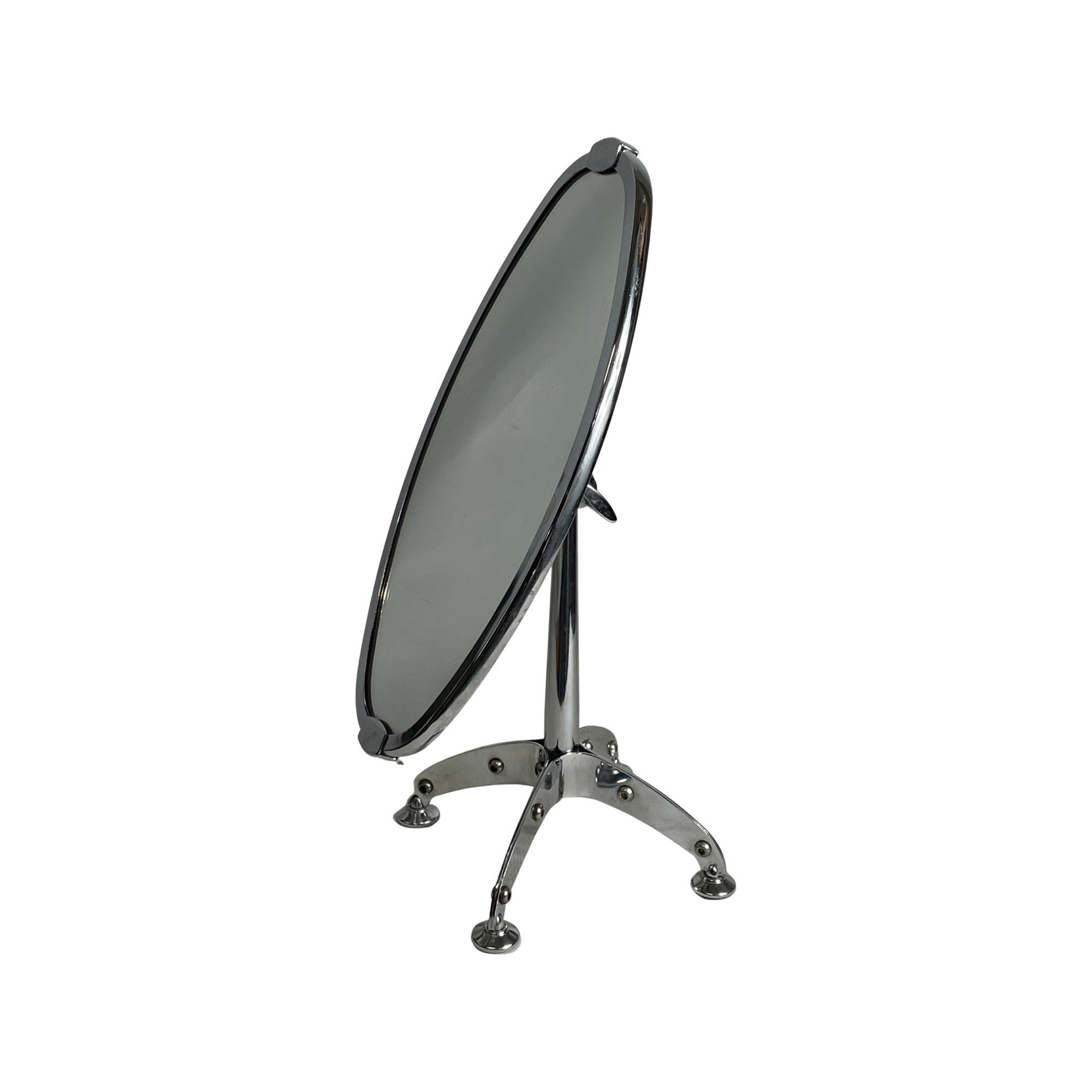 鏡 DULTON MIRROR TEEPEE 1970s yasu sasamoto Yasu Sasamoto - Dulton - Industrial Vintage Parlor / Vanity Mirror