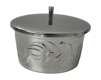 Alfra Alessi - Round bowl - Butter dish - Special edition for Unilever - Stainless steel