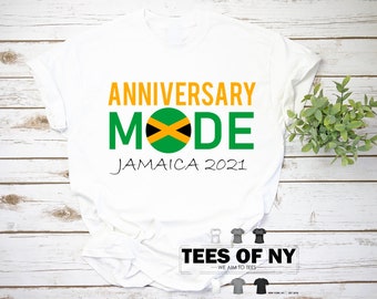 Anniversary Vacay Mode Jamaica Vacation  Jamaica Shirt, Jamaica Vacation, Family Matching Shirt, Group Matching, Jamaica Travel 2023 Updated
