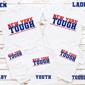 New York Tough - Camiseta unisex/ NY Strong/ Stronger Together/ Regalo de la ciudad de Nueva York/ Camiseta esencial/ ÉXITO DE VENTAS