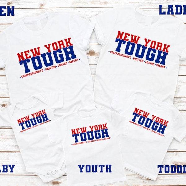 New York Tough - Unisex T-Shirt/ NY Strong/ Stronger Together/ New York City Gift/ Essential Shirt/ BEST SELLER