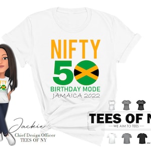 NIFTY 50 Birthday Mode Jamaica Vacation Jamaica Shirt, Jamaica Vacation, Family Matching Shirt, Group Matching, Jamaica Travel