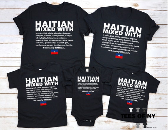 Haitian Flag Day - Haitian Heritage - Haitian Pride Unisex T-Shirt - Haitian Roots - Toddlers T-Shirt Baby Bodysuit