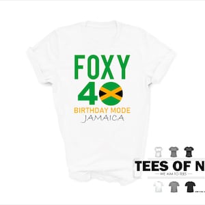 40 Birthday Mode Jamaica Vacation T Shirt  Jamaica Shirt, Jamaica Vacation, Family Matching Shirt, Group Matching, Jamaica Travel
