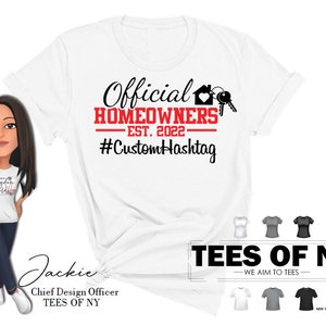 Official Home Owner, New Homeowner 2023 Gifts Housewarming Party New House Unisex T-Shirt - Family Shirts