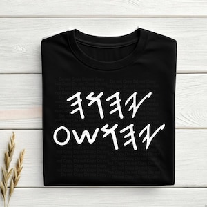 Camiseta Yahuah Yahshua en Paleo Hebreo - Camisas Familiares
