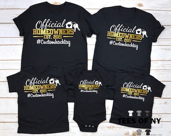 Official Home Owner, New Homeowner Gifts Housewarming Party New House Unisex T-Shirt - Family Shirts
