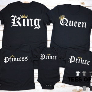 Royal Family Shirts, King Queen Prince Princess Family Matching Shirts, Mommy and Me Shirts, Daddy and Me Shirts, Custom Family Shirts