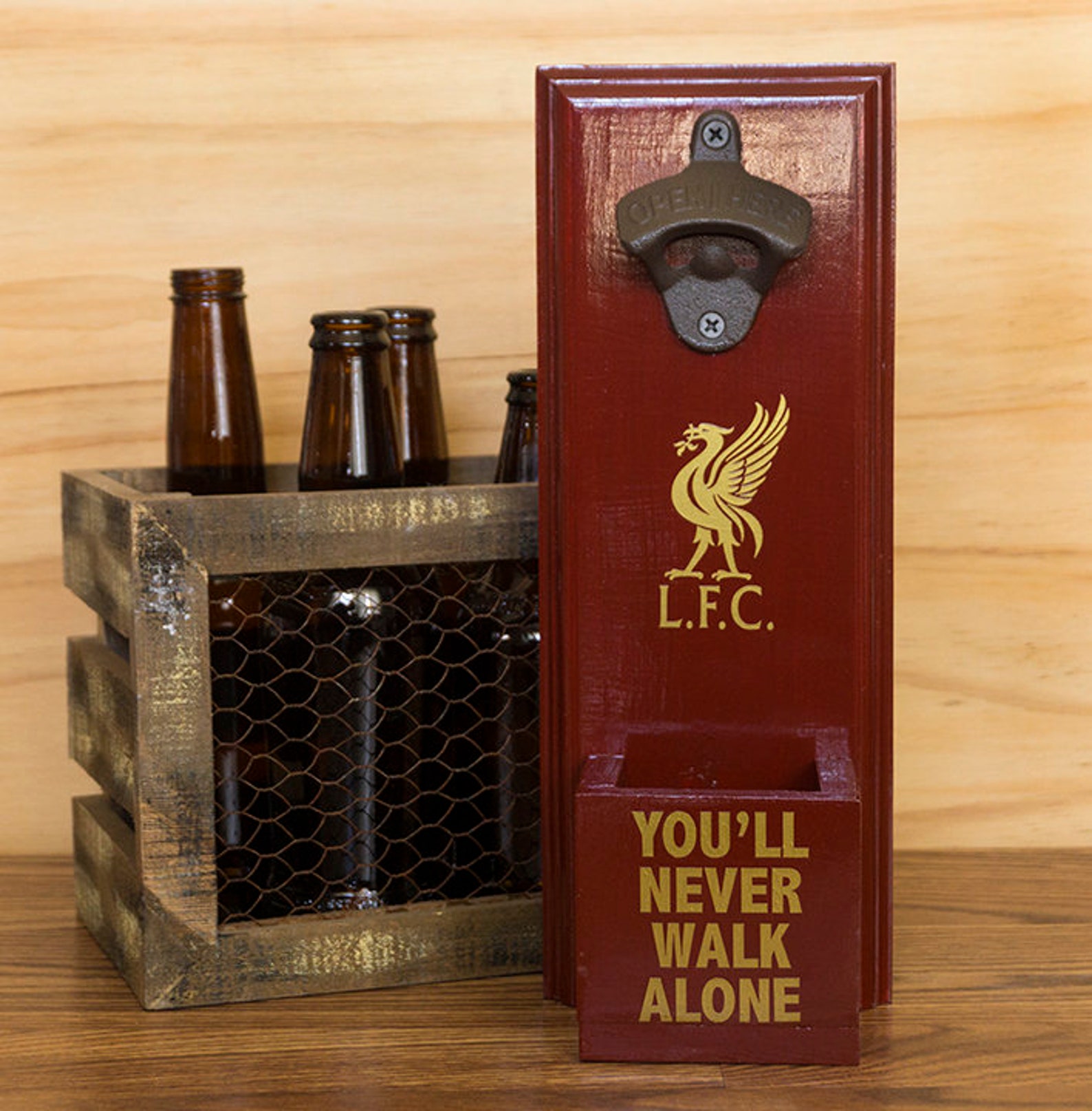 Liverpool FC Hanging Bottle Opener Liverpool fan gift idea Etsy