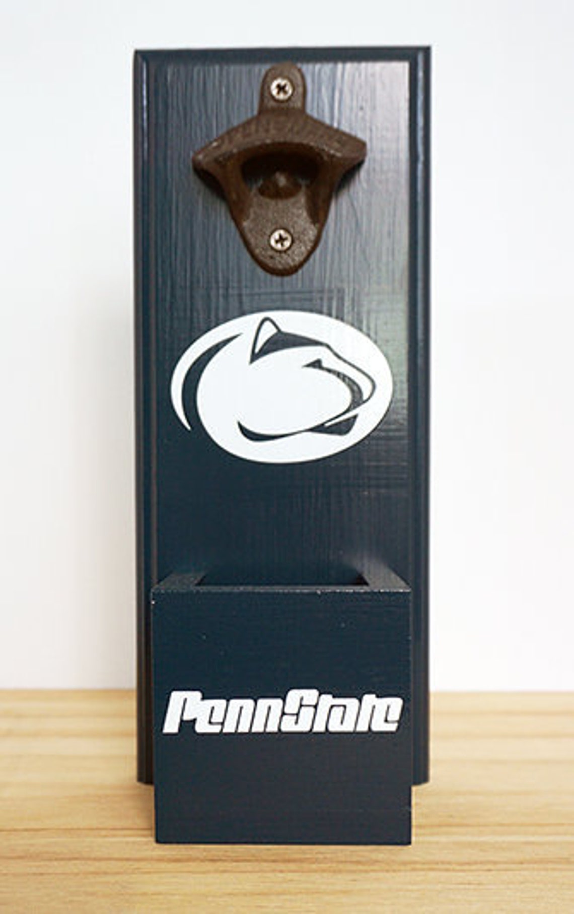Penn State Nittanu Lions hanging bottle opener Handmade