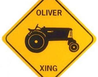 MASSEY FERGUSON XING Aluminum Tractor Sign Won/'t rust or fade