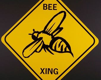 BEE XING Aluminum 12x12" .040 w/vinyl graphics Sign