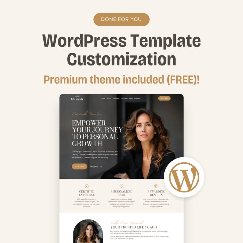 Personalização de Templates WordPress, Temas WordPress, Serviço de Configuração de Sites Personalizados, Site Pronto para Uso imagem 1