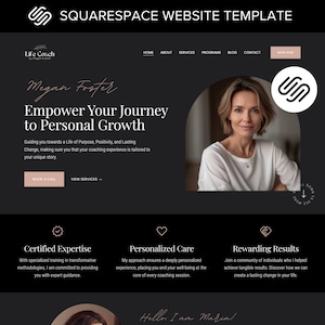 Modello di Squarespace per coach di vita Modello di pagina di vendita di Squarespace Modello di sito Web di Squarespace Coach Tema di Squarespace Blog di Squarespace 71