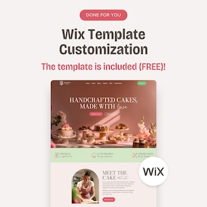 Wix Template Customization Wix Editor Custom Website Design Setup Service Done For You
