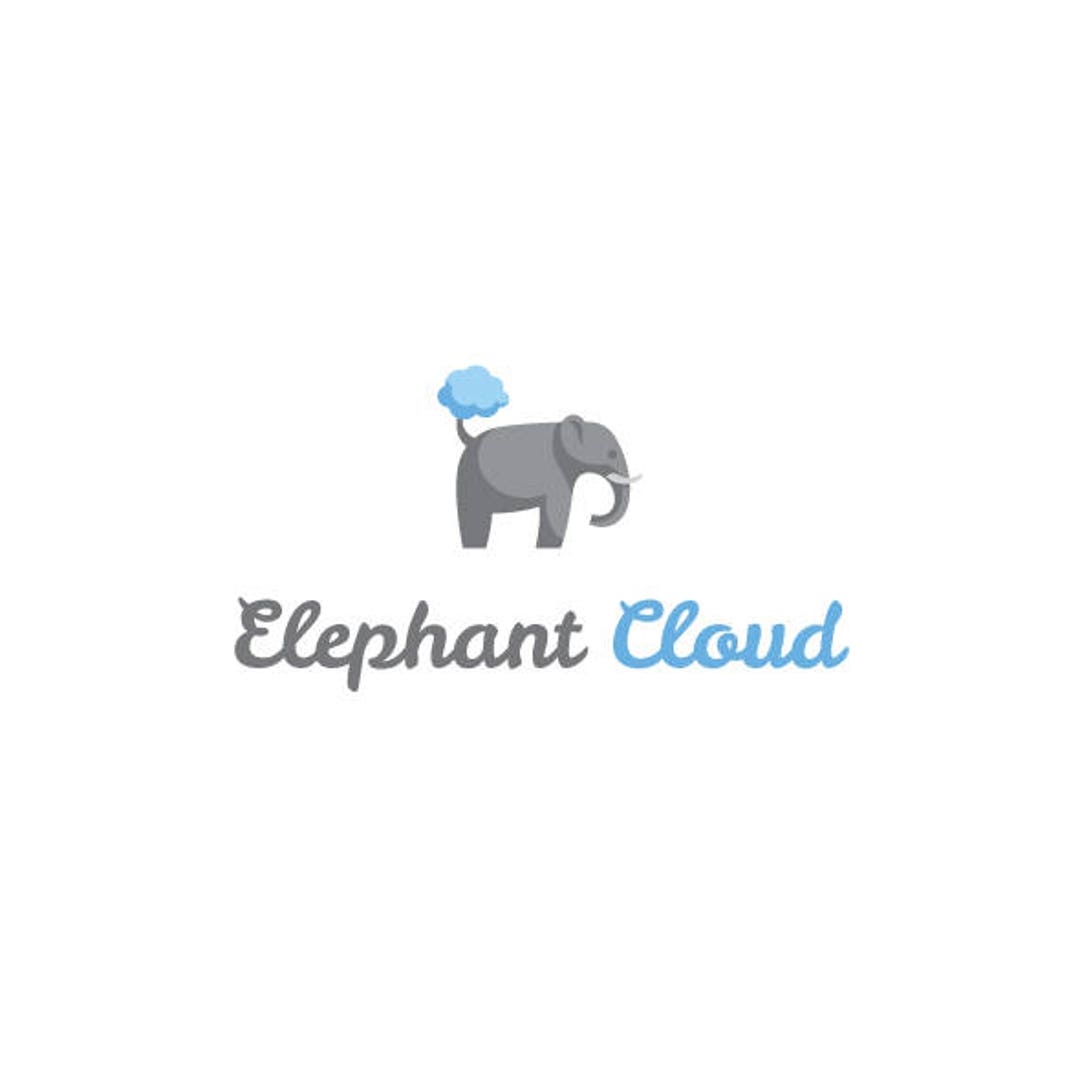 Elephant Logo / Animal / Data / Cloud Computing / Ready Made - Etsy